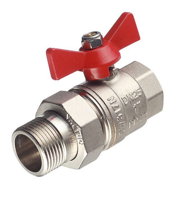 Кран шаровый латунный